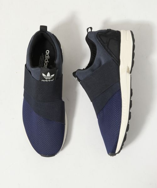 <WEB先行予約>【adidas】ZX FLUXスリッポンスニーカー