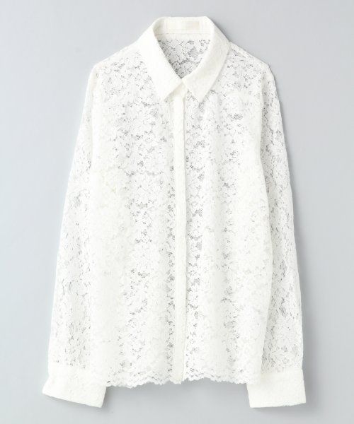 スカラップレースレギュラーシャツ