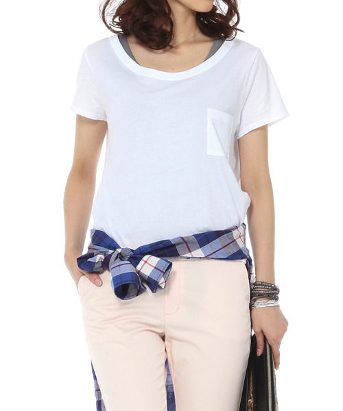 ショート丈半袖Ｔシャツ