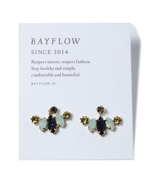 ドロップビジューピアス