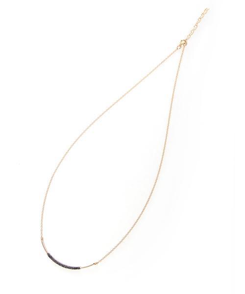 カーブゴールドネックレス