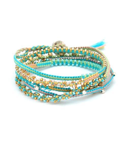 コットンターコイズブレスレット