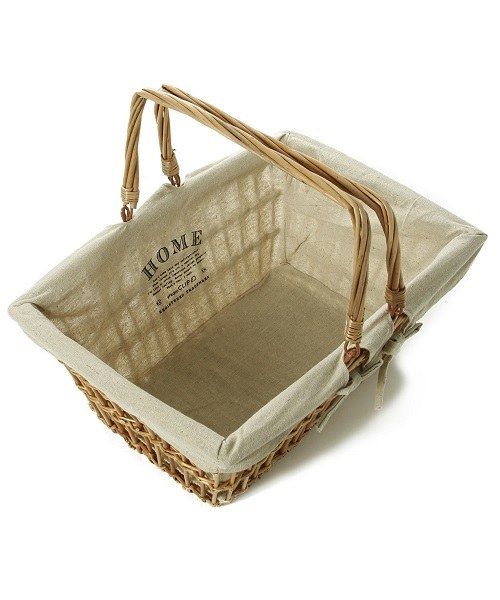 柳生地付き買い物カゴ