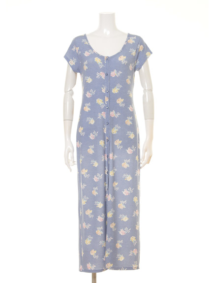 リボンフラワーマキシドレス