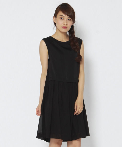 サテンドッキングワンピース