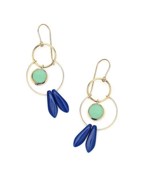 グリーンブルーピアス