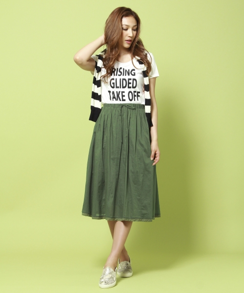 ボイルギャザースカート