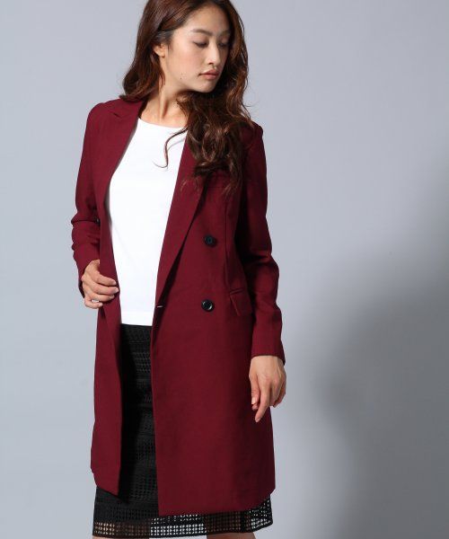 Wブレストチェスターコート