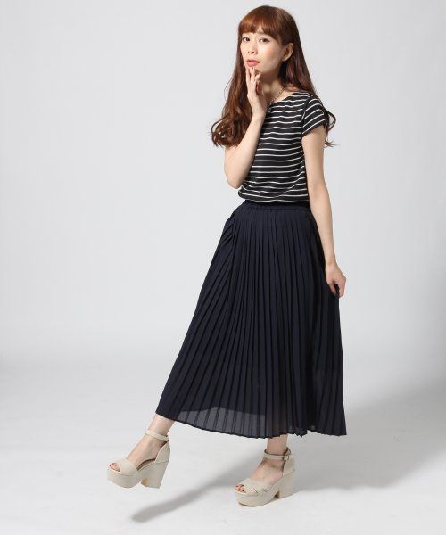 ドッキングボーダープリーツワンピ