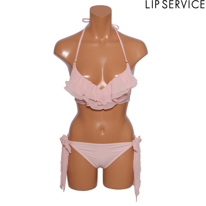 シフォンフリルショートホルタービキニ/LIP SERVICE