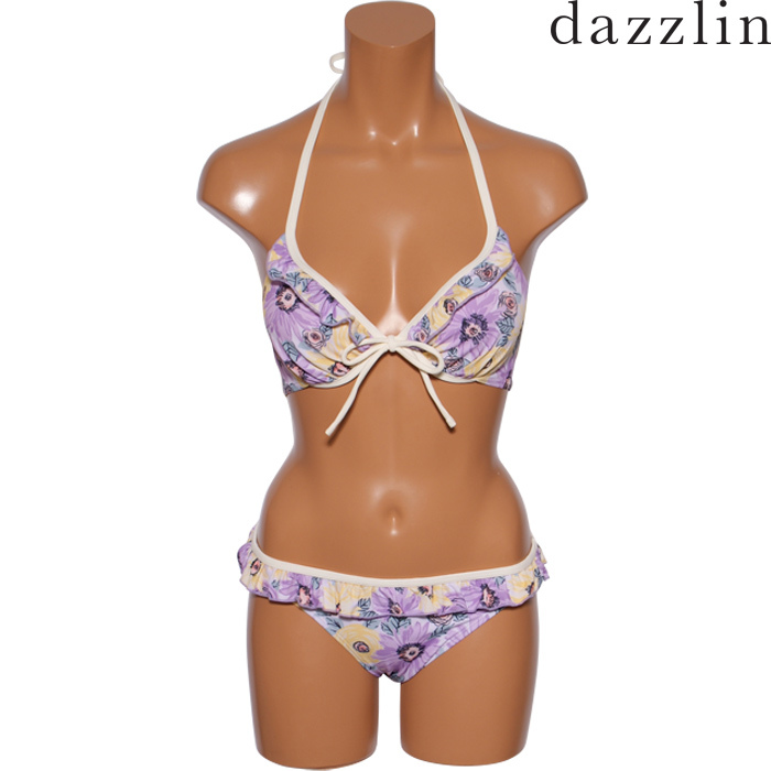 ビックフラワーワイヤーフリル付き水着/dazzlin