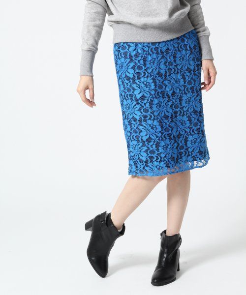 Pハナガラレースタイトスカート