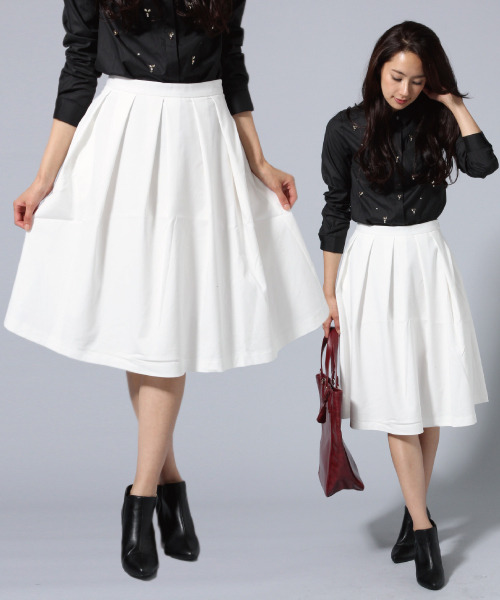 【Sサイズ展開アイテム】STタックミディスカート