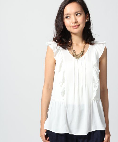 ソデフリルブラウス(turno jeana)