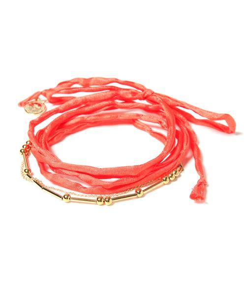 台紙付きリボンブレスレット