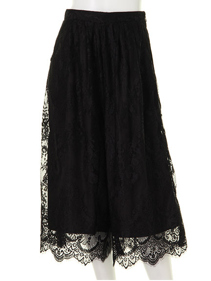 レースガウチョパンツ