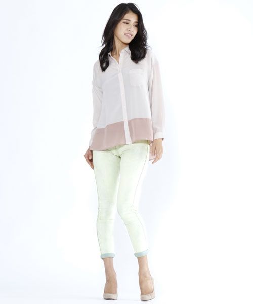 スキニーデニムパンツ