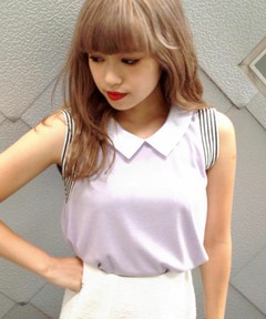 衿付き袖ラインN/STOP