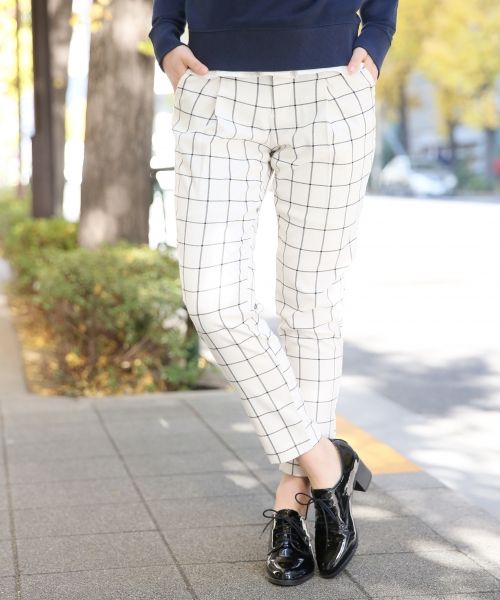 ガラテーパードパンツ