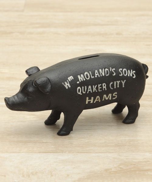 HEMS PIG BANK Black