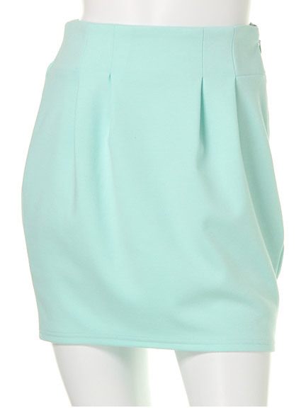 ハイウエストタックコクーンスカート