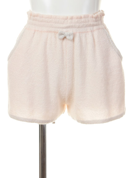 moco mocoメランジリボンショートパンツ