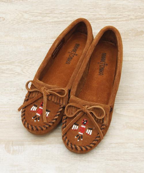 ミネトンカビーズモカシン１４