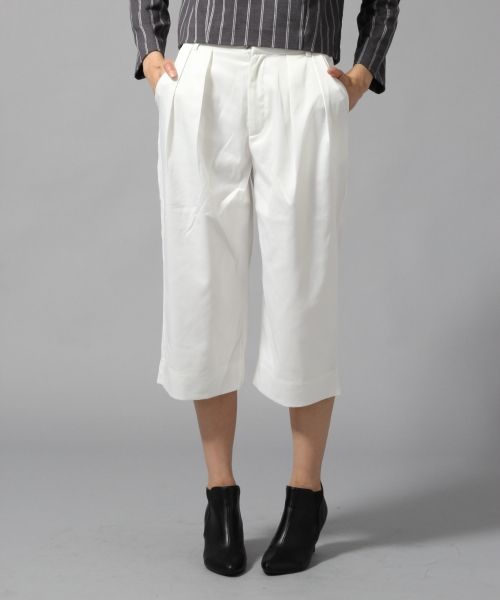 ミドルタケタックワイドパンツ