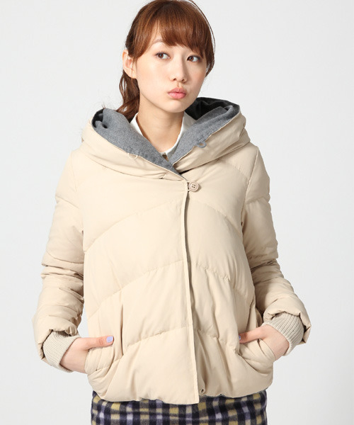 リバーシブルショートダウン