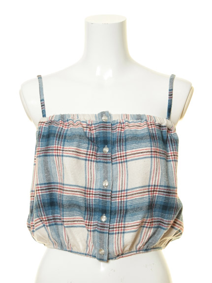 インナーチェックビスチェ