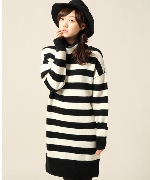 5ゲージAWオフタートルワンピース