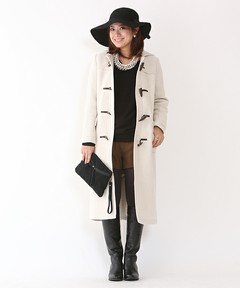 ひざ丈ダッフルコート