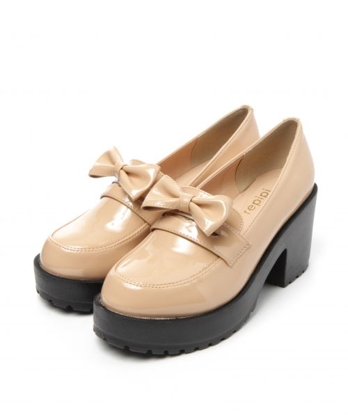 リボンツキローファー<全2色>