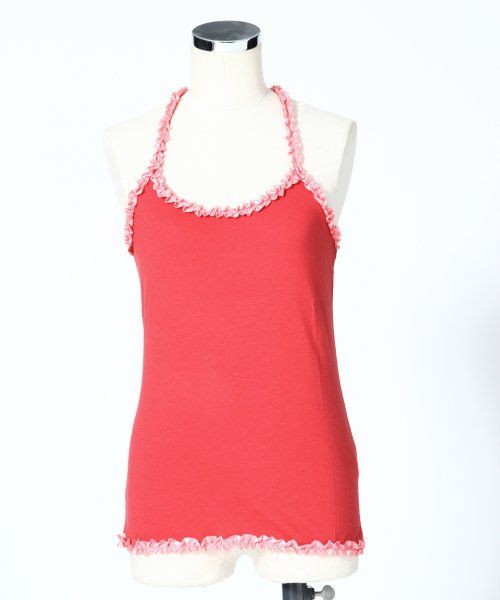 14FWサテンクロスキャミ