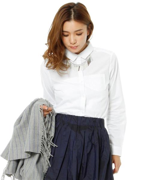 レイヤードカラーシャツ