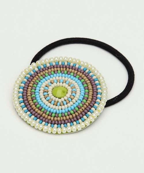 オリジナル ビーズヘアゴム