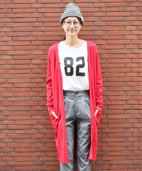 ロングカーディガンロングスリーブ