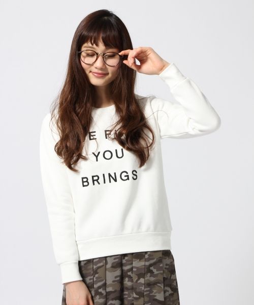 【1/20再値下げ！】ウラキモウロゴプリントプルオーバー長袖