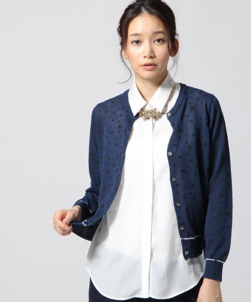 ホシガラクルーカーディガン(turno jeana)