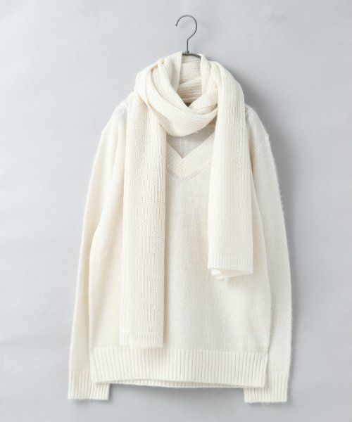 5Gモヘアマフラーツキプルオーバー