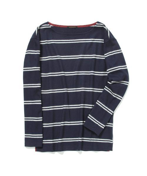 ダブルボーダープルオーバー