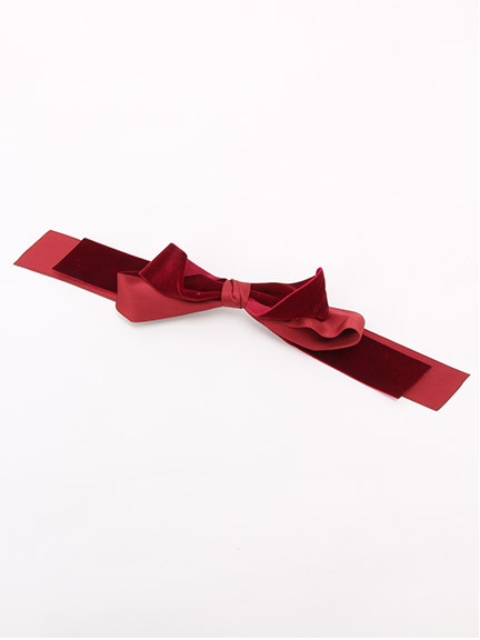 ベロアリボンクリップ