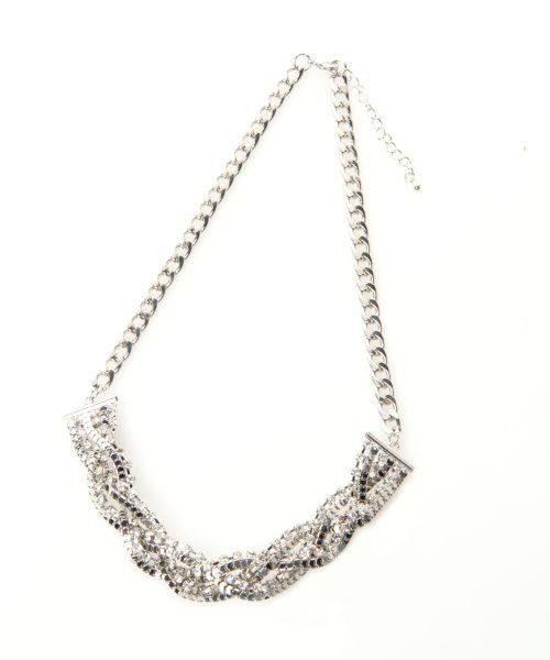 ビジューミツアミネックレス