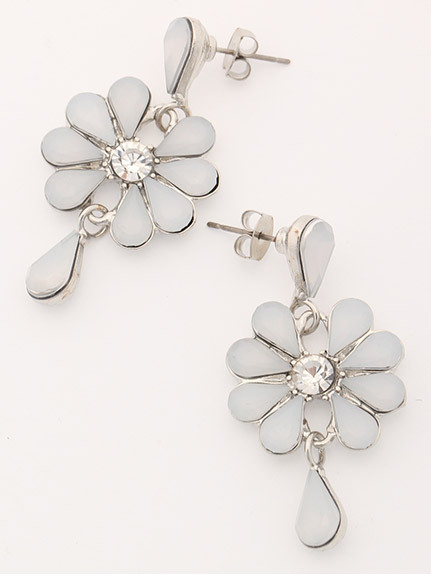 ドレスカラービジューピアス