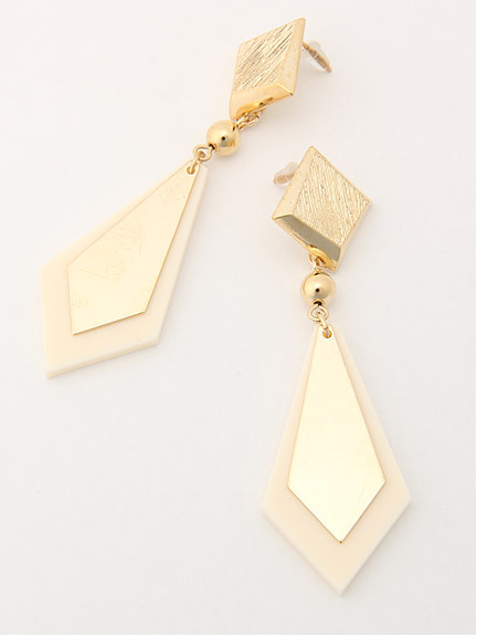 幾何学プレートピアス