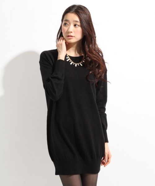 12ゲージCNWドロップワンピースロングスリーブ/mikoa