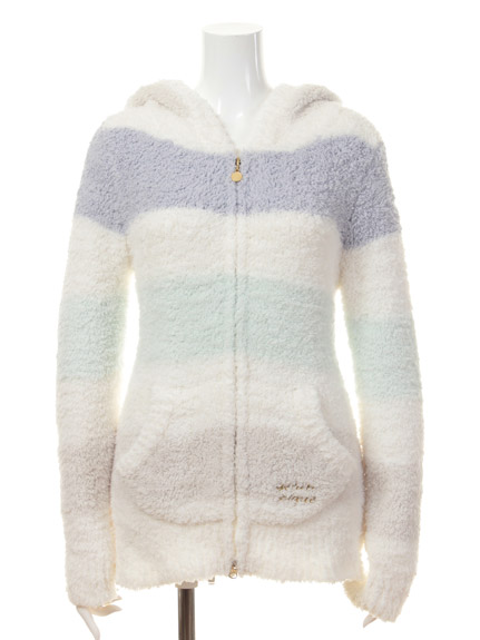 moco moco'ジェラート'3ラインボーダーパーカ