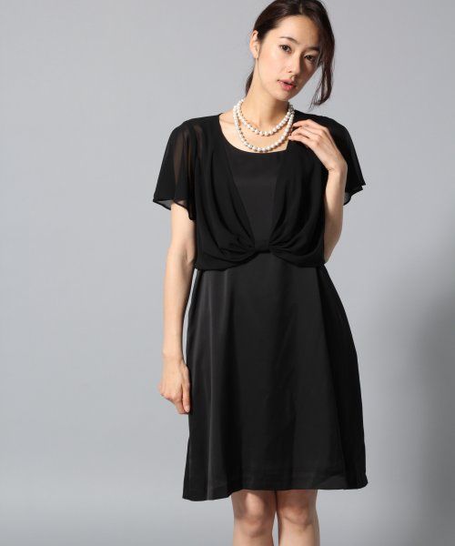 2WAYフロントクロスギャザーワンピース