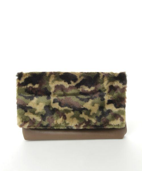 フェイクファーコンビクラッチ/mikoa