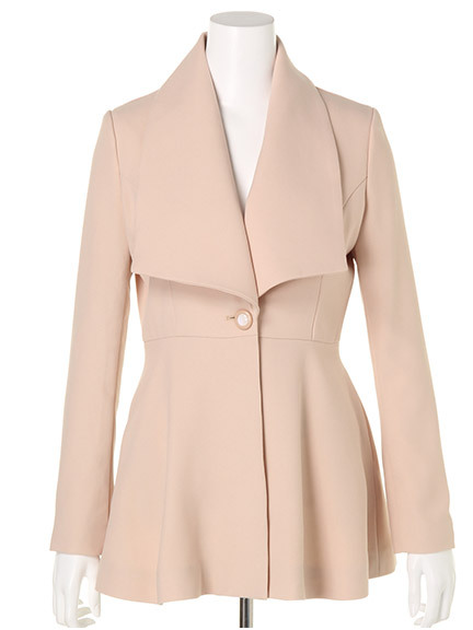 スクエアカラーフレアジャケット